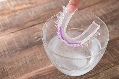 使用後の洗浄の様子